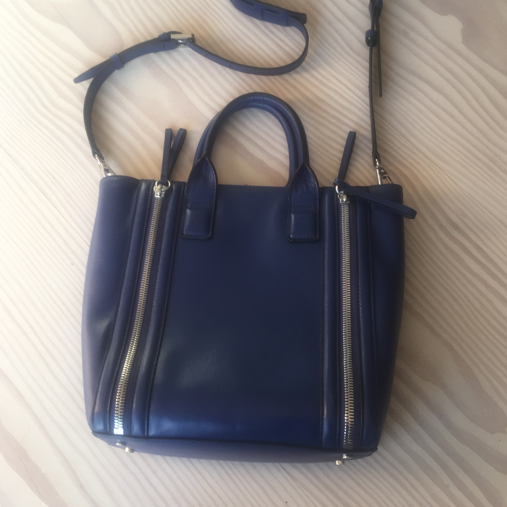 blaue Handtasche Karl Lagerfeld