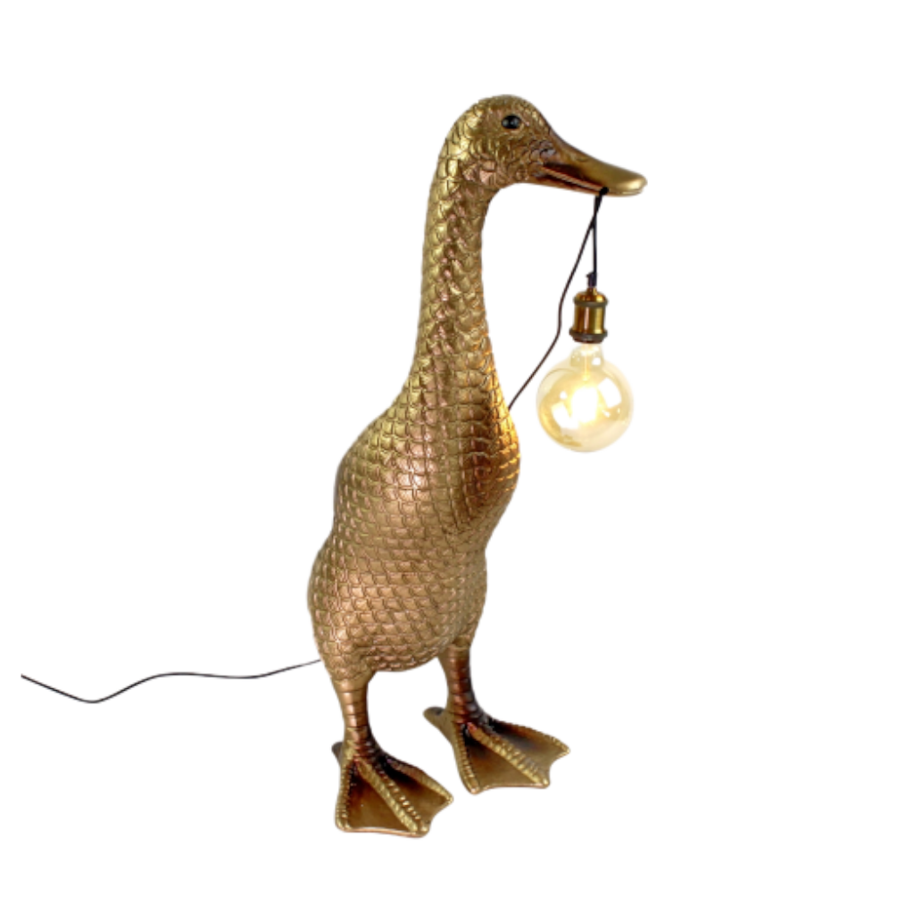 Stehleuchte Ente Ducky, gold, Höhe 90cm