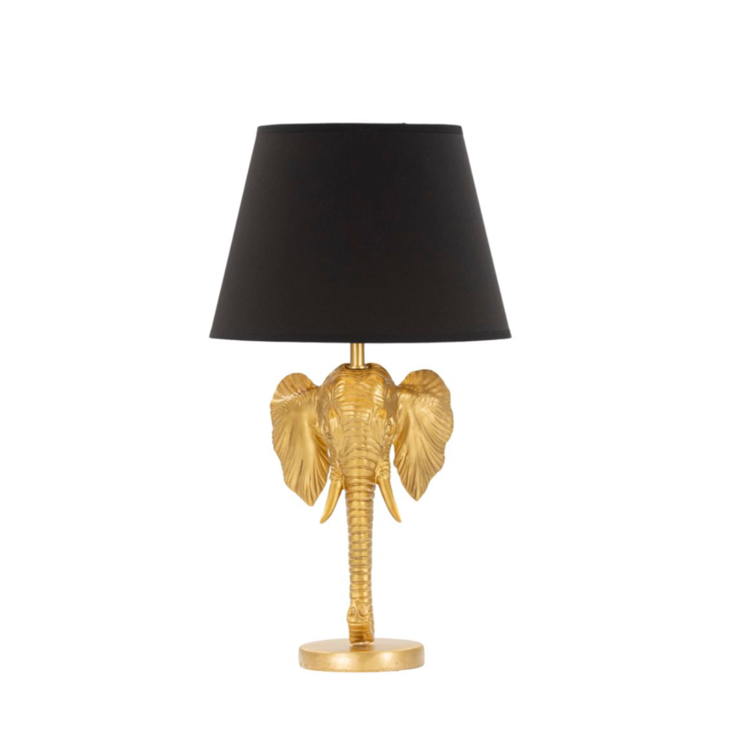 Tischleuchte Elefant Mini Gold/Schwarz H: 43cm