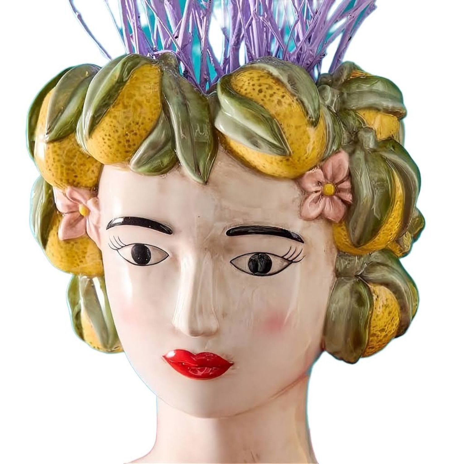Sizilianische Frauenbüste, Vase "Lady Lemon", Höhe: 34,00cm