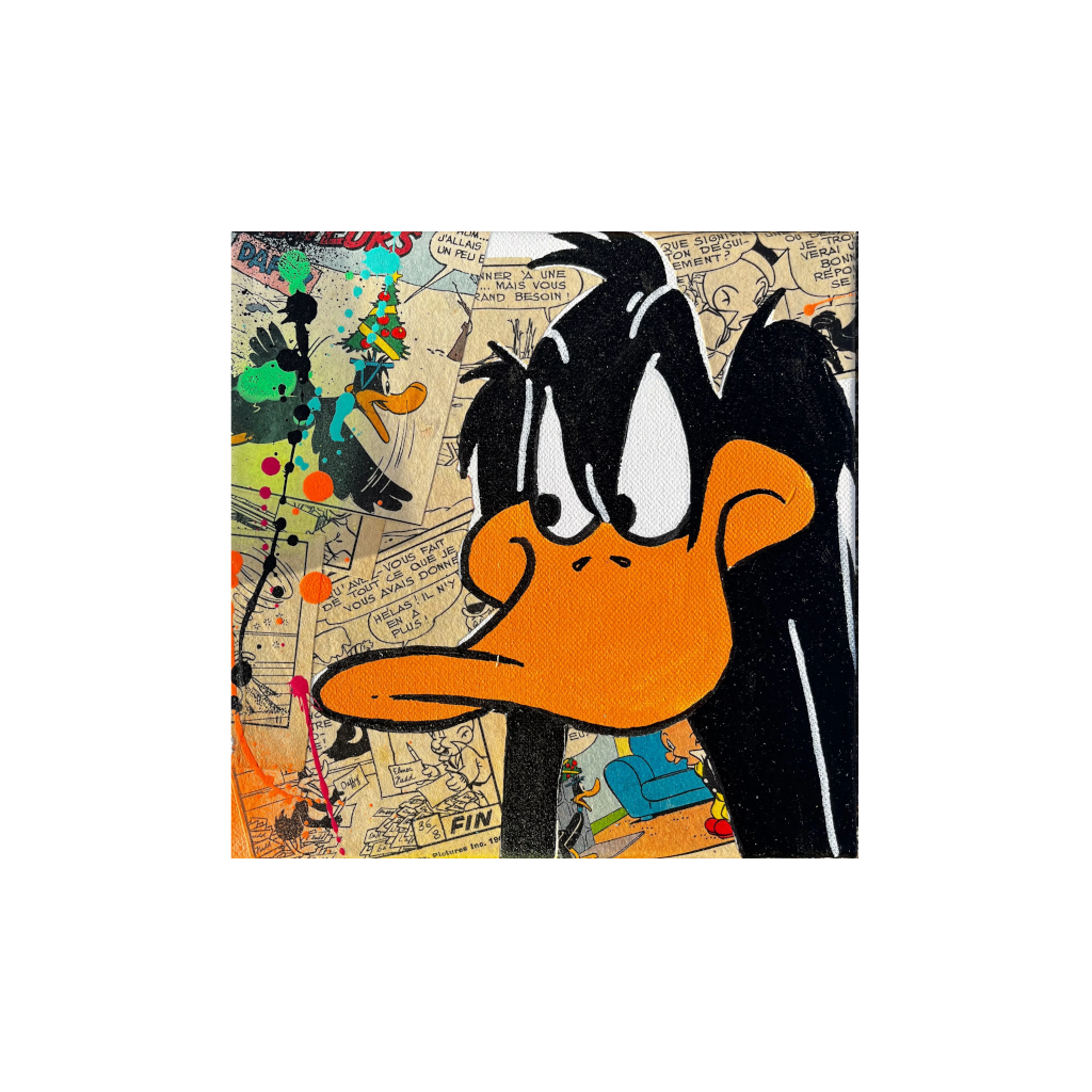 Comic Gemälde von Duffy Duck