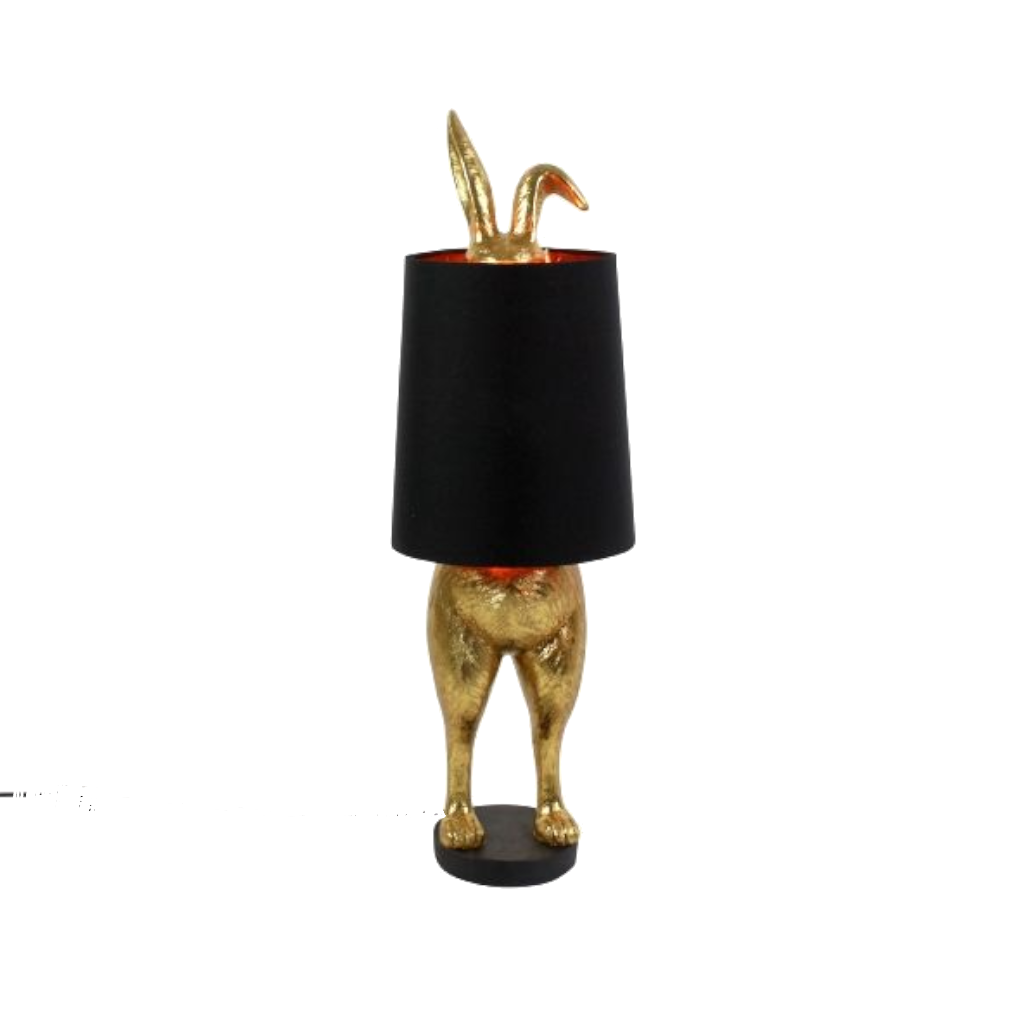 Goldene Hasenleuchte