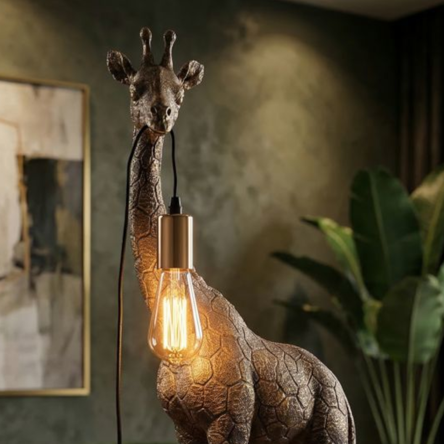 Tischleuchte Giraffe XL, Höhe 80cm.