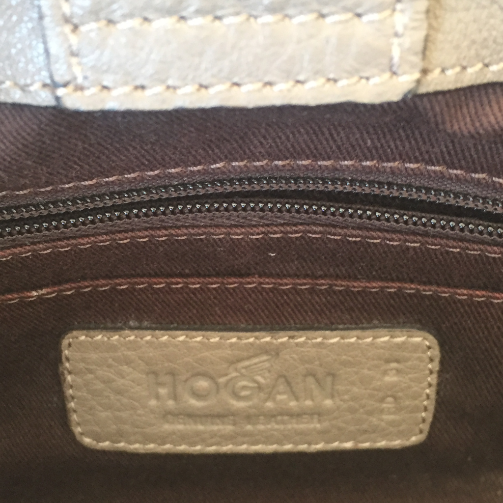 graue Handtasche Hogan
