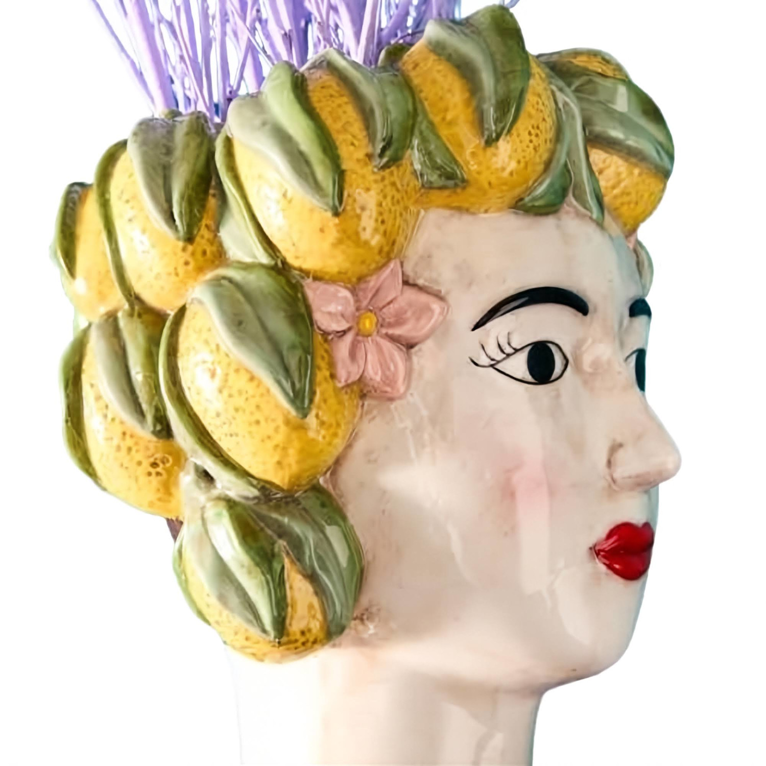 Sizilianische Frauenbüste, Vase "Lady Lemon", Höhe: 34,00cm