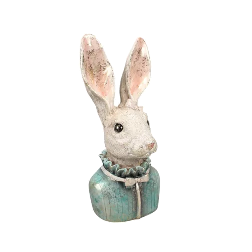 Hasenbüste im Barock Stil, Höhe: 23cm.