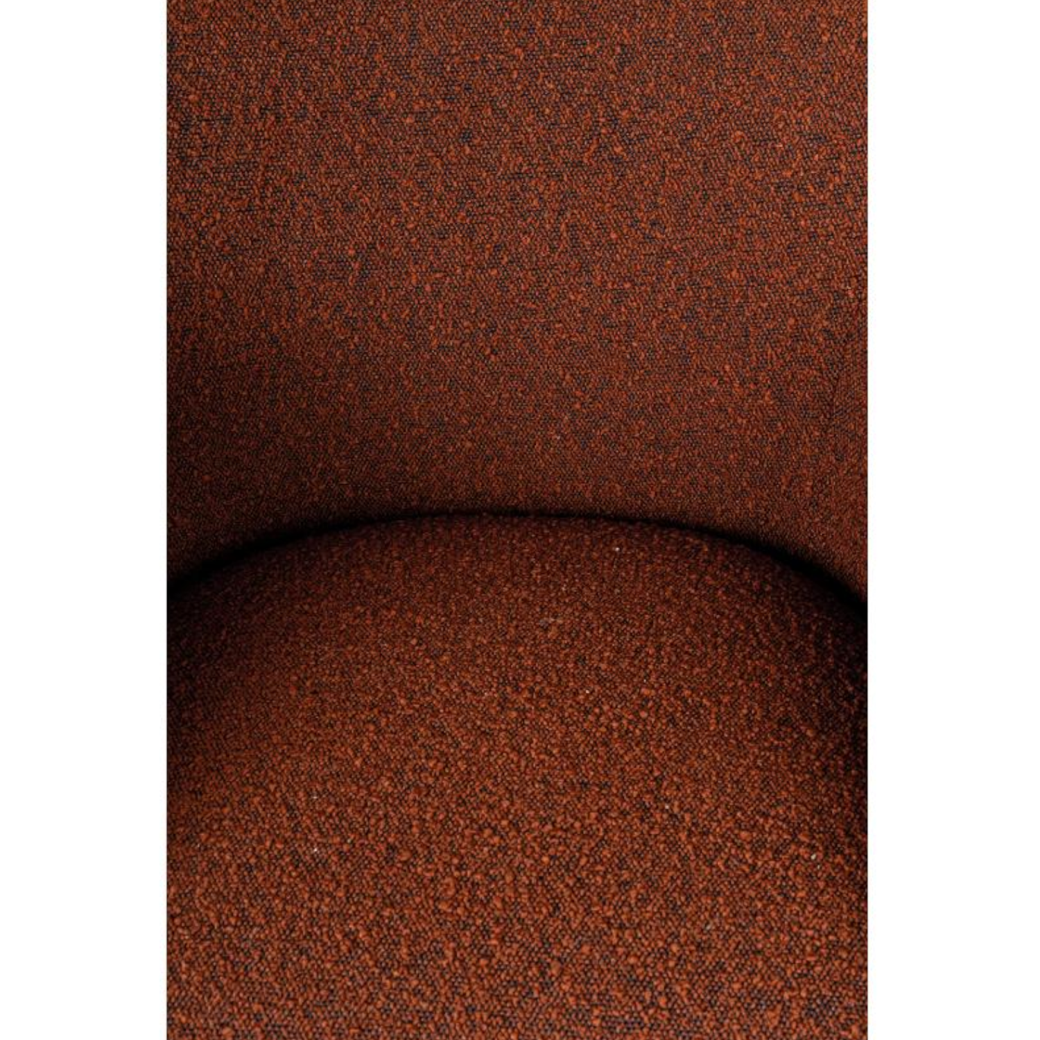 Brauner Bouclé-Sessel