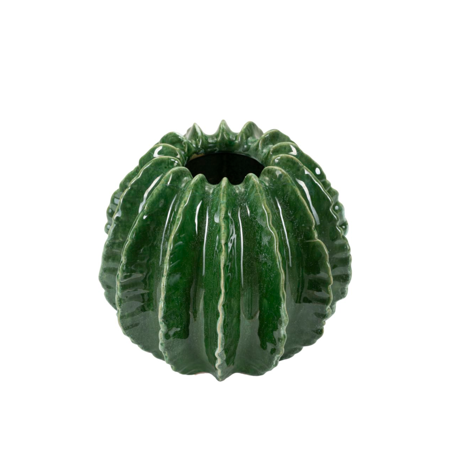 Keramikvase "Kleiner grüner Kaktus", H: 24,5cm.